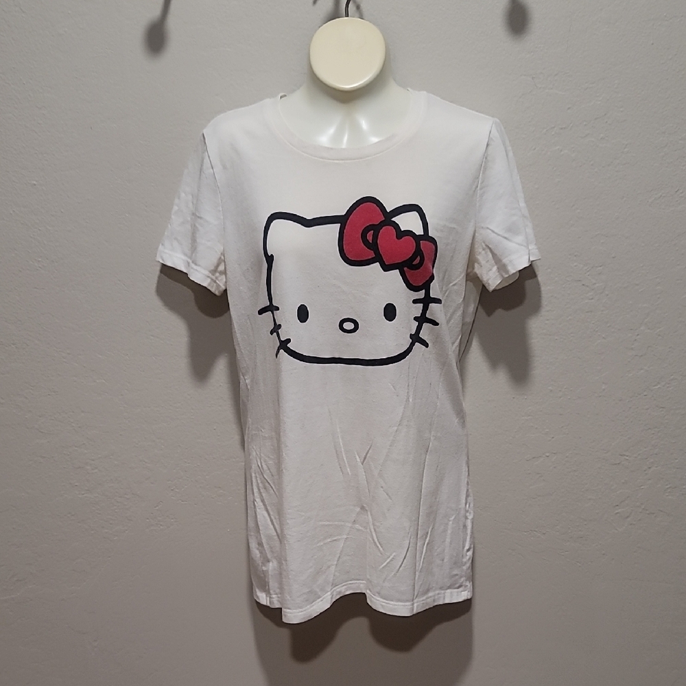 Hello Kitty Red and White Short Sleeve Tee